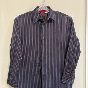 Elegant Striped Button-Down Shirt